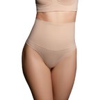 BYE-BRA - THONG STYLE SEAMLESS GIRDLE BEIGE SIZE XXL