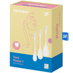 SATISFYER - YONI POWER 1 TRAINING SET WHITE