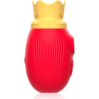 INTENSE - CLITORIS STIMULATOR 10 SUCTION AND LICKING MODES - RED