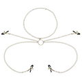 OHMAMA FETISH 4 NIPPLE CLAMPS WITH CHAIN NECKLACE