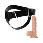 PRETTY LOVE - HARNESS BRIEFS UNIVERSAL HARNESS WITH DILDO JERRY 21.8 CM NATURAL