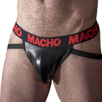 MACHO - MX25RC JOCK RED LEATHER XL
