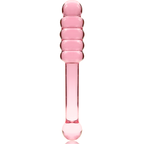 NEBULA SERIES BY IBIZA - MODEL 20 DILDO BOROSILICATE GLASS PINK 20.5 CM -O- 3 CM