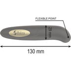 IBIZA - CLIT STIMULATOR USB CHARGER 10 VIBRATION MODES GOLDEN 13 X 2,9 CM