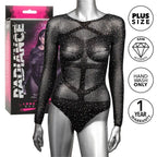 CALEXOTICS - RADIANCE LONG SLEEVE BODYSUIT RHINE PLUS SIZE