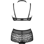 LIVCO CORSETTI FASHION - LINERA FOR THE SENSES COLLECTION BRA + PANTY BLACK