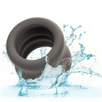 CALEXOTICS - ALPHA SCROTUM STRETCHING RING BLACK