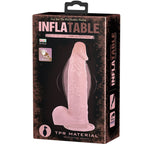 BAILE - REALISTIC INFLATABLE DILDO WITH SUCTION CUP 15 CM