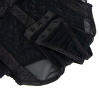 SUBBLIME - TEDDY WITH GARTER STRAP DETAIL CHEST BLACK L/XL