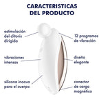 SATISFYER - SPOT ON 2 LAY-ON VIBRATOR WHITE