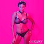 CALEXOTICS - EUPHORIA CHAIN HALTER COLLAR & LEASH