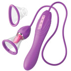 FANTASY FOR HER - ULTIMATE PLEASURE MAX SUCTION HOSE WITH STIMULATING TONGUE PURPLE