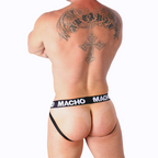 MACHO - MX26X1 JOCK GRID WHITE L