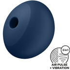 SATISFYER - AIR POWER 4 STIMULATOR & VIBRATOR 12 VIBRATIONS BLUE
