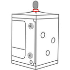SECRET DOME - KINK CLUB CABIN SCANDALE BLACK & RED