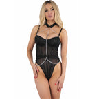 LIVCO CORSETTI FASHION - RUBIKA LC XG079 BODY WITH CHOKER BLACK L