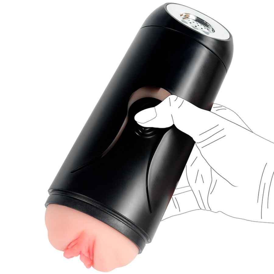 SHEQU - FANNY VAGINA MASTURBATOR WITH VIBRATION