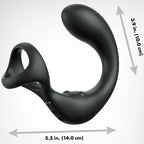 ANAL FANTASY ELITE COLLECTION - VIBRATING ANAL MASSAGER WITH REMOTE CONTROL