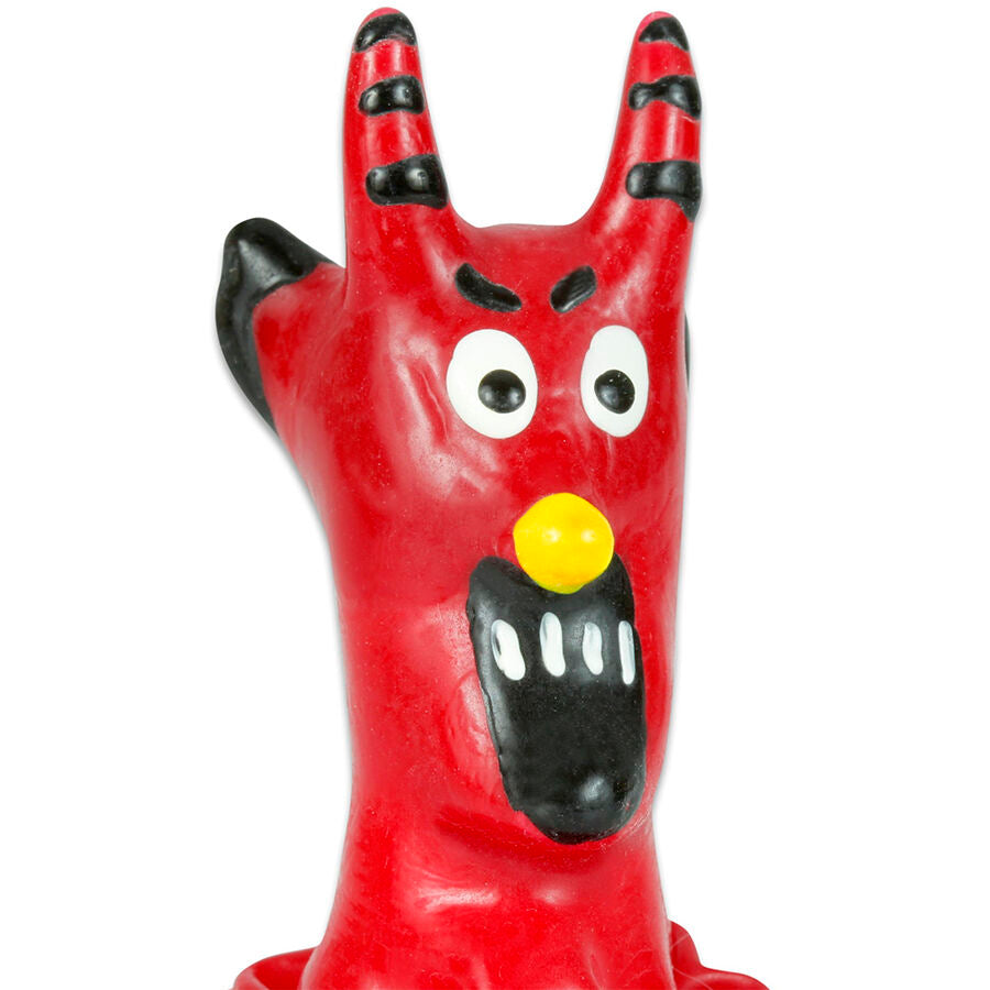 CONDOMERIE - HANDPAINTED NOVELTY CONDOMS RED DEVIL