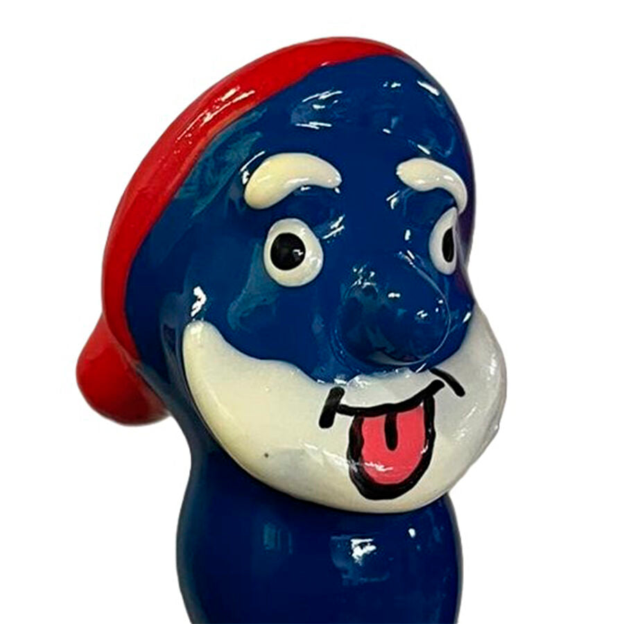CONDOMERIE - HANDPAINTED NOVELTY CONDOMS BLUE GRANDPA