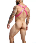 MOB - DNGEON CROSS BACK HARNESS PINK ONE SIZE