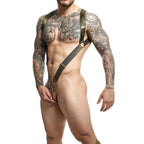 MOB - DNGEON GREEN STRAIGHT BACK HARNESS ONE SIZE