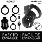 ADDICTED TOYS LOCKED - SILENT KEEP PENIS CAGE 7.5 CM