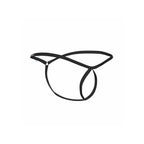 MOB - BLACK TEAR-SHAPED THONG SIZE L/XL