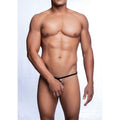 MOB - BLACK TEAR-SHAPED THONG SIZE S/M