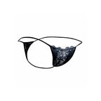 MOB - BLACK LACE THONG SIZE S/M