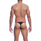 MOB - BLACK MICROFIBER V-STRING SIZE S/M