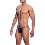 MOB - BLACK MICROFIBER V-STRING SIZE S/M