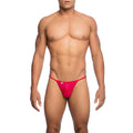 MOB - RED MICROFIBER V-STRING SIZE S/M