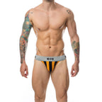 MOB - CLASSIC JOCK STRIPE ORANGE SIZE XL