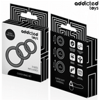 ADDICTED TOYS - SET OF SILICONE RINGS MODEL 1