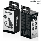 ADDICTED TOYS - ANAL PLUG WITH RING SILICONE MODEL 5