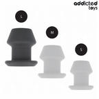 ADDICTED TOYS - EXTREME HOLLOW ANAL PLUG SILICONE SIZE L 10.4 CM