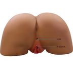 CRAZY BULL - SOPHIA REALISTIC FEMALE BUTT VIBRATOR AND SUCKER WITH SOUND 5.5 KG