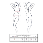 PASSION - BELISSANA BRA + THONG SET WHITE L/XL