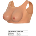 HIDDEN DESIRE - ALTER EGO WEARABLE BREAST TOP E-CUP FLESH