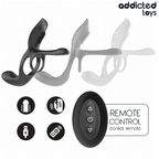 ADDICTED TOYS - DOUBLE PENIS RING WITH CLITORAL STIMULATOR