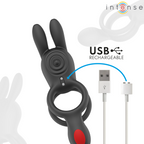 INTENSE - QUINN DOUBLE VIBRATION RING REMOTE CONTROL