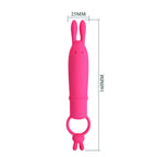 PRETTY LOVE - DELIA RABBIT VIBRATOR WITH RESISTANCE RING