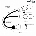 ADDICTED TOYS - INFLATABLE DOUBLE BUTT PLUG MODEL 1