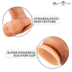 MR INTENSE - BRUCE M SILICONE DILDO WITH TESTICLES 20 CM -Ø- 4.5 CM