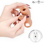 MR INTENSE - ARNOLD M VIBRATOR SILICONE PENIS SLEEVE WITH REMOTE CONTROL 14.5 CM -Ø- 4 CM