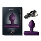 ROCKS-OFF - NOVA ASTRYX RECHARGEABLE PREMIUM & POWERFUL ANAL PLUG 16 FUNCTION PURPLE