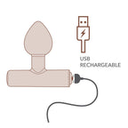 ROCKS-OFF - NOVA ASTRYX RECHARGEABLE PREMIUM & POWERFUL ANAL PLUG 16 FUNCTION PURPLE