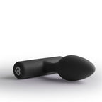 ROCKS-OFF - NOVA SOLARIS RECHARGEABLE SLIM & POWERFUL ANAL PLUG 16 FUNCTION BLACK