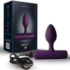 ROCKS-OFF - NOVA SOLARIS RECHARGEABLE SLIM & POWERFUL ANAL PLUG 16 FUNCTION PURPLE